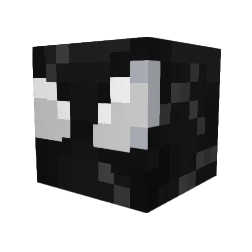 Dattomas Minecraft avatar head, 3D render