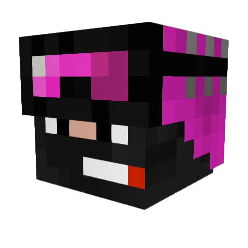 DattyDave Minecraft avatar head, 3D render
