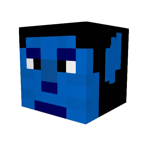 Datyd Minecraft avatar head, 3D render