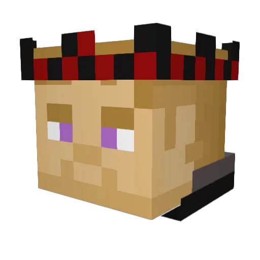 Datz_ Minecraft avatar head, 3D render