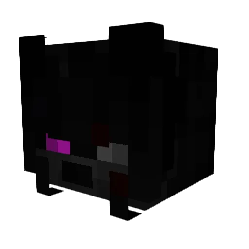 Dau3 Minecraft avatar head, 3D render