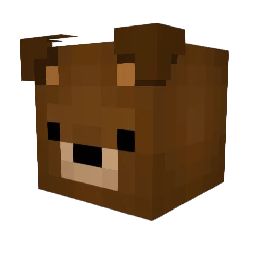 DauerBreit515 Minecraft avatar head, 3D render