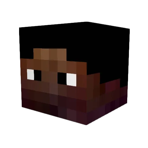 DaughterSwap Minecraft avatar head, 3D render