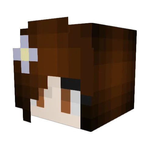 DauntlessHunter Minecraft avatar head, 3D render