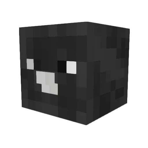 Dav1710 Minecraft avatar head, 3D render