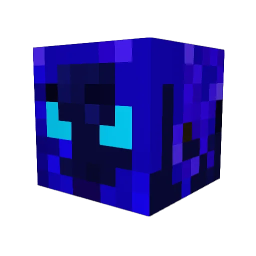 Dav2211 Minecraft avatar head, 3D render