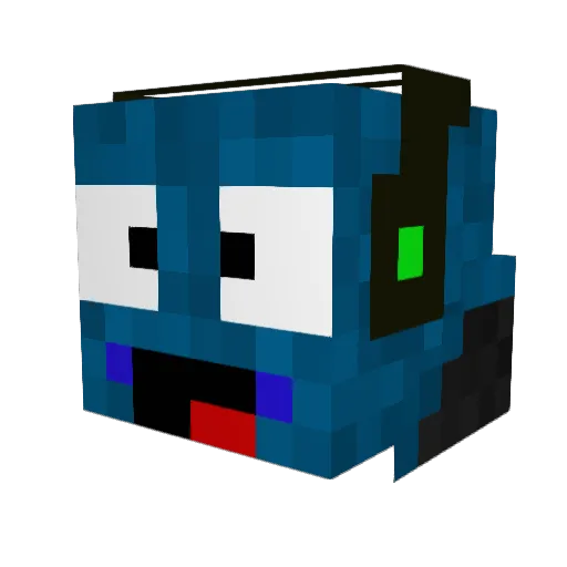 DavDan03 Minecraft avatar head, 3D render