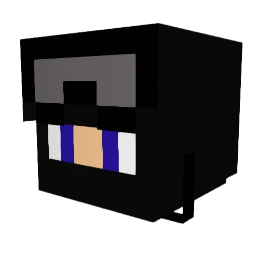 DavGayo Minecraft avatar head, 3D render