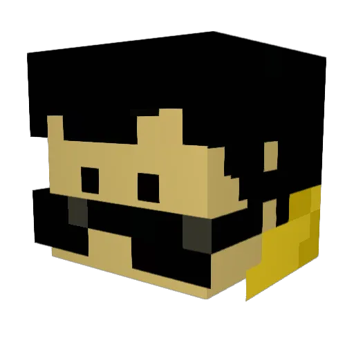 Dav_o7 Minecraft avatar head, 3D render