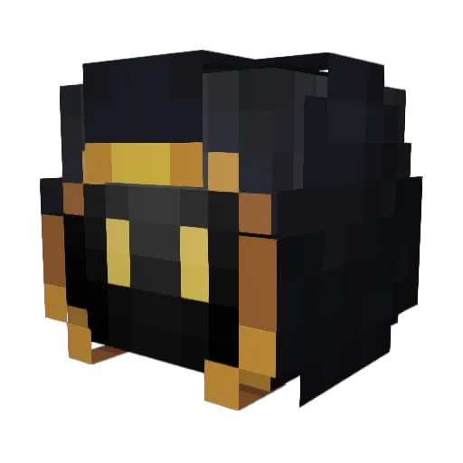 Davarcs Minecraft avatar head, 3D render