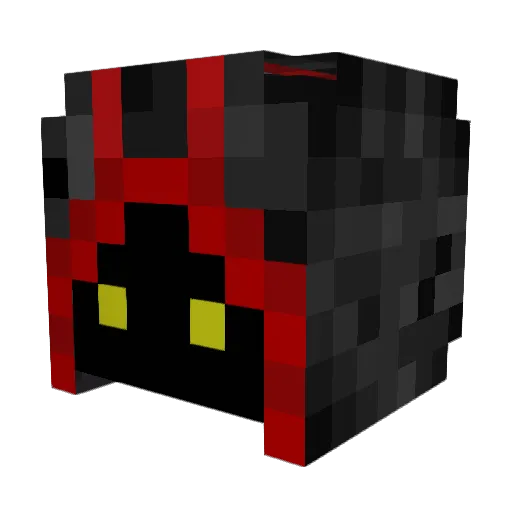 Davaril Minecraft avatar head, 3D render
