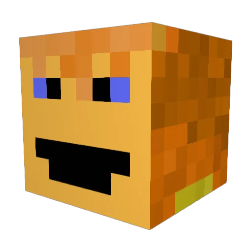 Dave22078141 Minecraft avatar head, 3D render