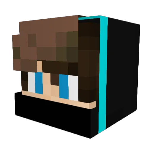 Dave5340 Minecraft avatar head, 3D render
