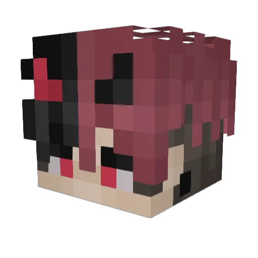 DaveDee34 Minecraft avatar head, 3D render