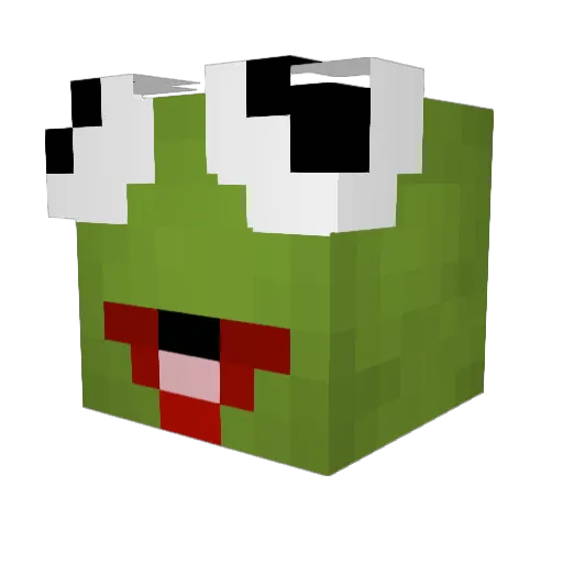 DaveDrake Minecraft avatar head, 3D render