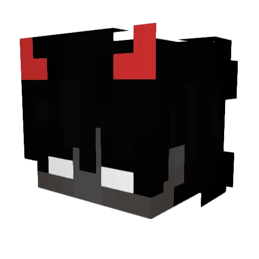 DaveGamerDei Minecraft avatar head, 3D render