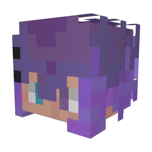 DaveLlerena Minecraft avatar head, 3D render