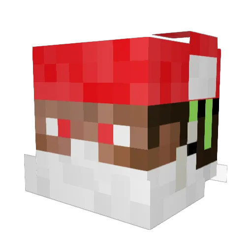 DaveOnPP Minecraft avatar head, 3D render