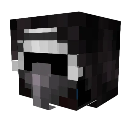 DavePollard Minecraft avatar head, 3D render