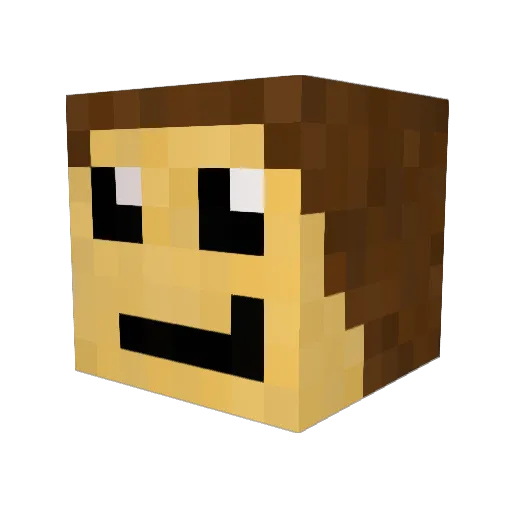 DaveUnbelievable Minecraft avatar head, 3D render
