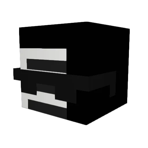 Dave_113 Minecraft avatar head, 3D render