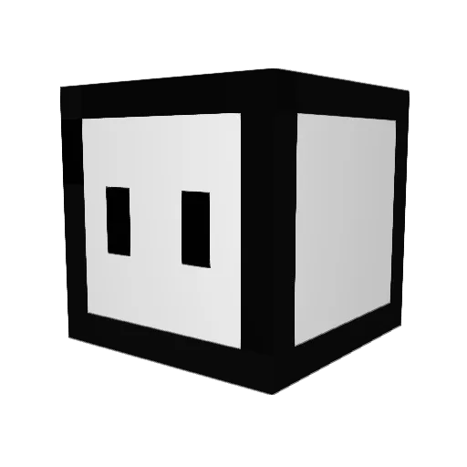 Dave_12138 Minecraft avatar head, 3D render