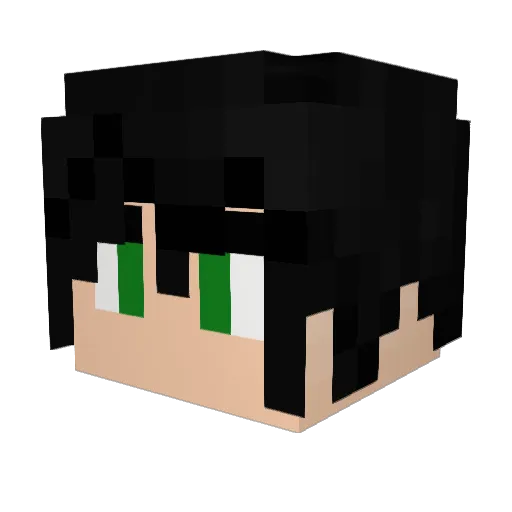Dave_Ya_Vu Minecraft avatar head, 3D render