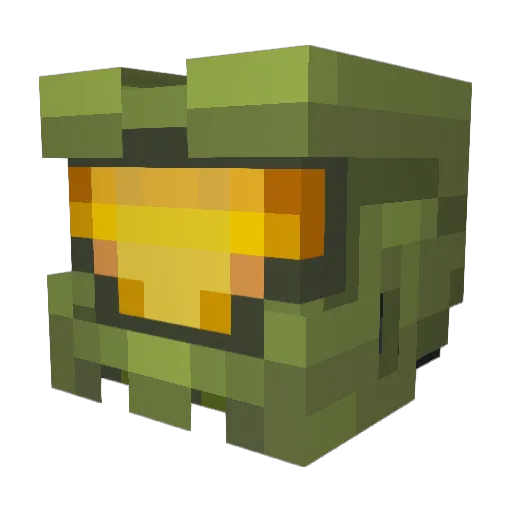 Davem068 Minecraft avatar head, 3D render