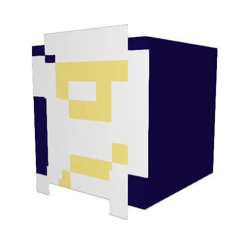 Davethegreat1313 Minecraft avatar head, 3D render