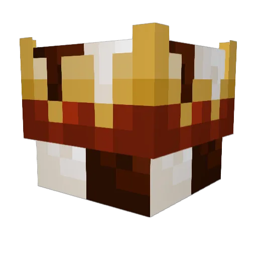 Davexion Minecraft avatar head, 3D render