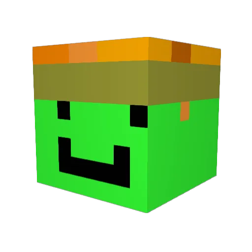 Daveytmc_ Minecraft avatar head, 3D render