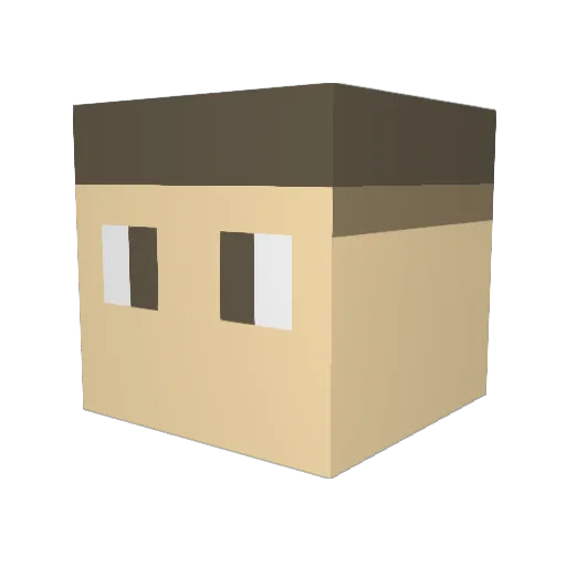 Davi2807 Minecraft avatar head, 3D render