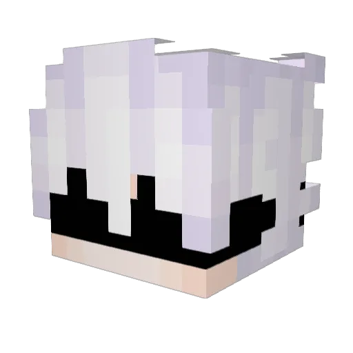 DaviAdventure Minecraft avatar head, 3D render