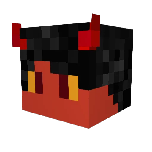 DaviBrasil Minecraft avatar head, 3D render