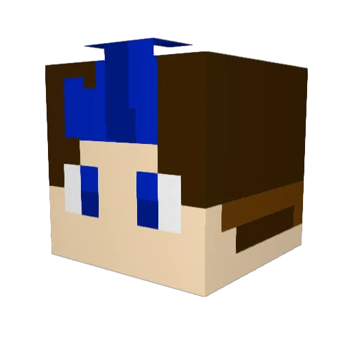DaviGG____ Minecraft avatar head, 3D render