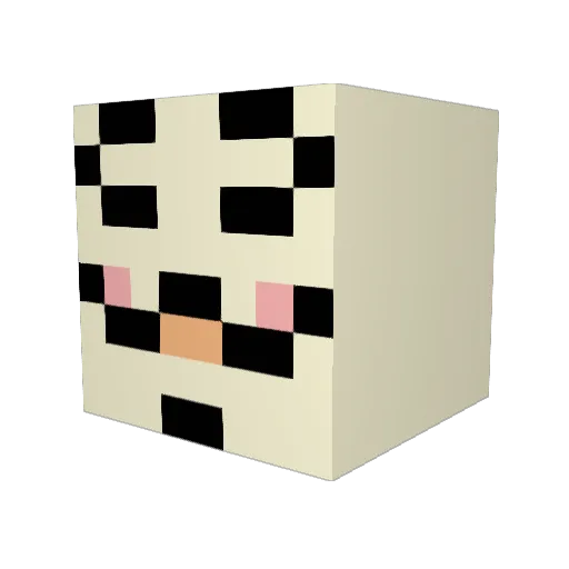 DaviMora03 Minecraft avatar head, 3D render