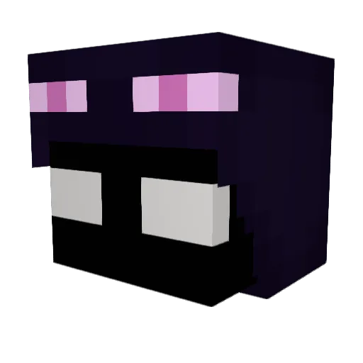 DaviPROo Minecraft avatar head, 3D render