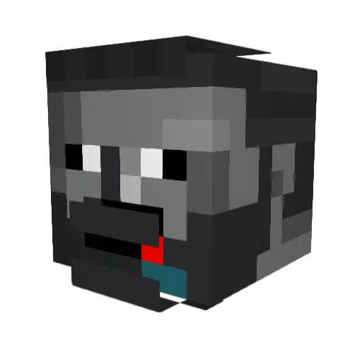 Davi_Motta1030 Minecraft avatar head, 3D render