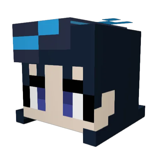Davian_de_Raspo Minecraft avatar head, 3D render