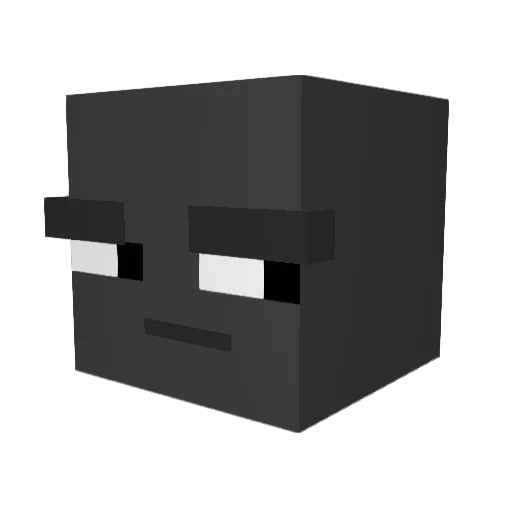 David07CZ_ Minecraft avatar head, 3D render