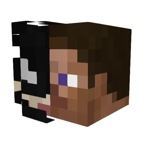 David1290 Minecraft avatar head, 3D render