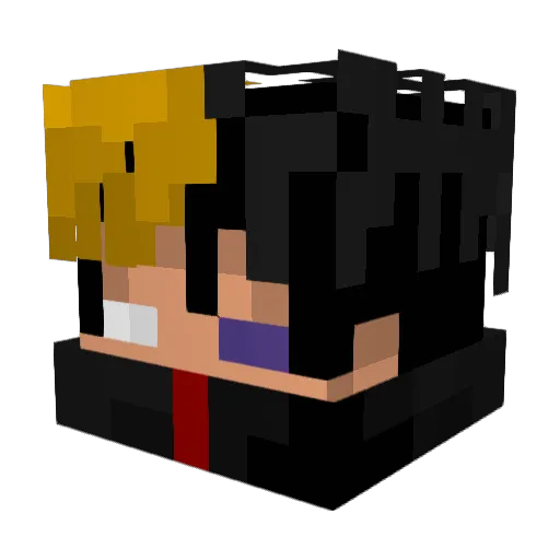 David1345 Minecraft avatar head, 3D render