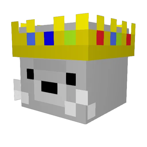 David2307 Minecraft avatar head, 3D render