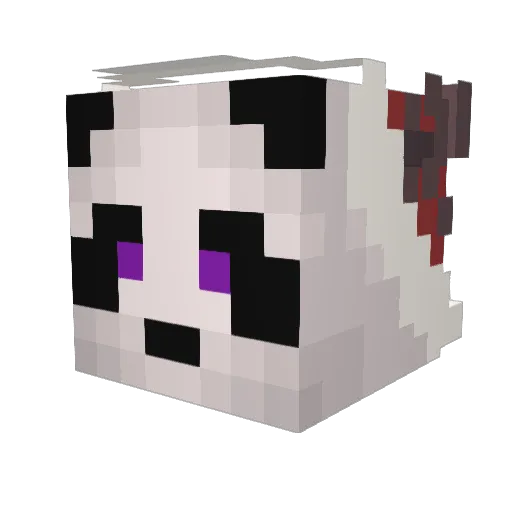 David266 Minecraft avatar head, 3D render