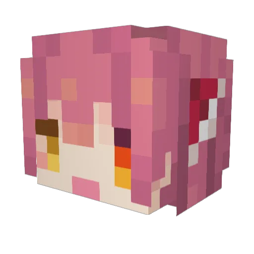 David371500 Minecraft avatar head, 3D render