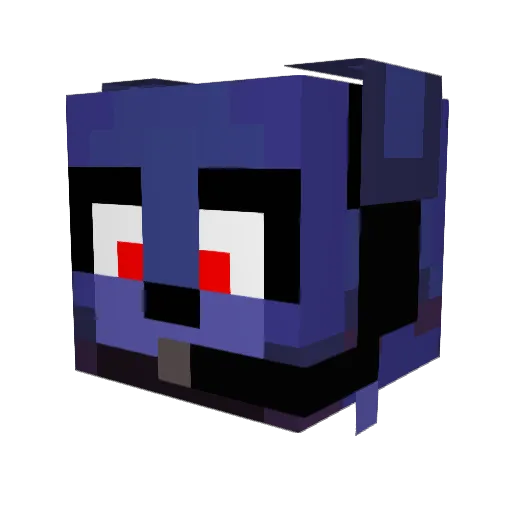David4707 Minecraft avatar head, 3D render