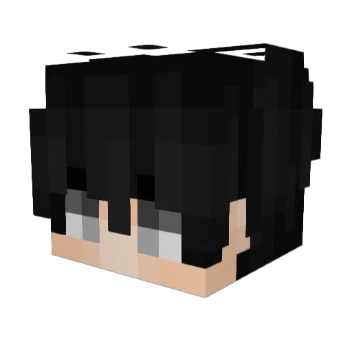 David56 Minecraft avatar head, 3D render
