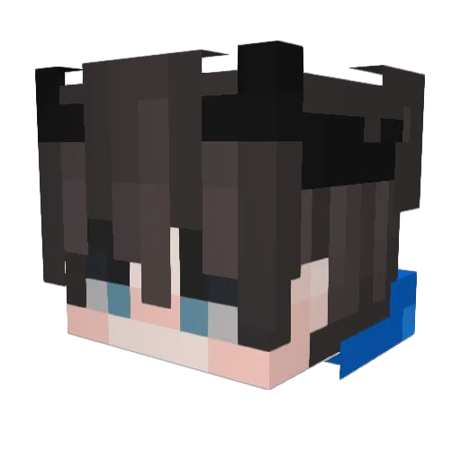 David7839 Minecraft avatar head, 3D render