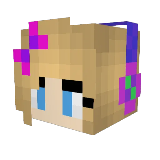 DavidA583 Minecraft avatar head, 3D render