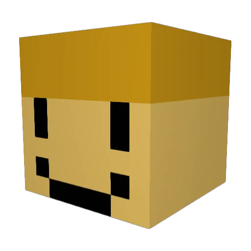 DavidAvram4446 Minecraft avatar head, 3D render